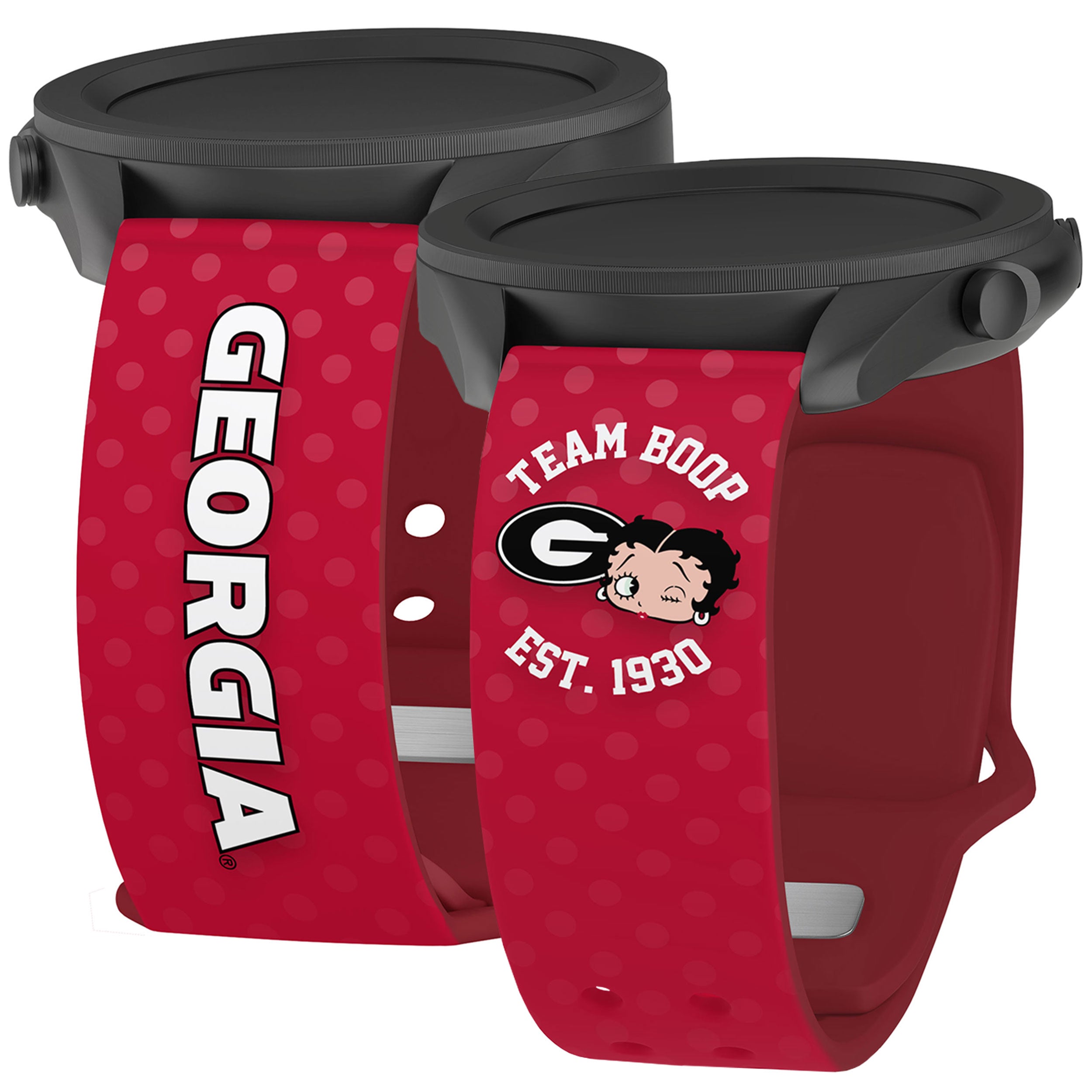 Georgia Bulldogs X Betty Boop HD  Watchband for Samsung, Garmin, Fossil, and More 1