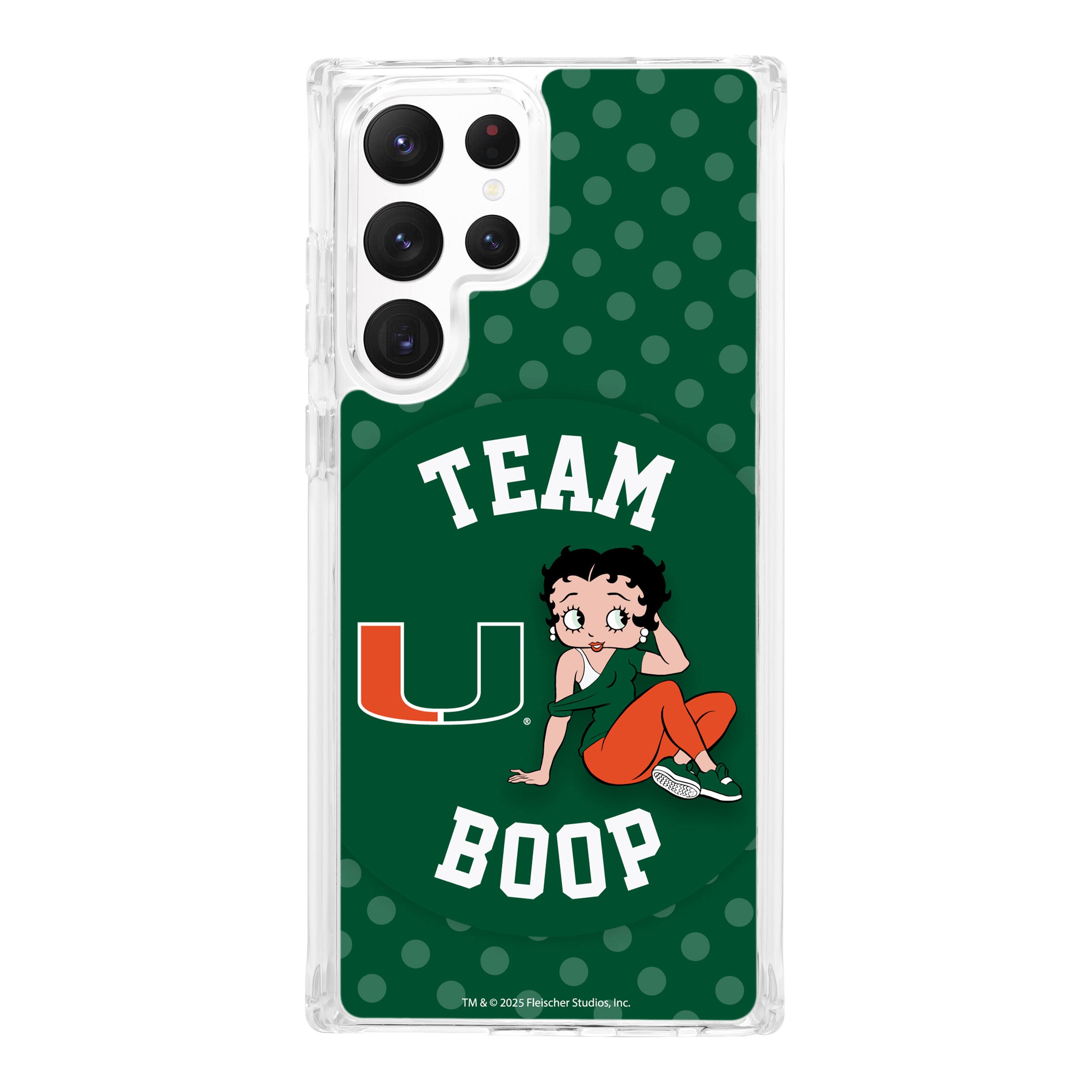 Miami Hurricanes X Betty Boop HD Samsung Galaxy S24 Phone Case 2