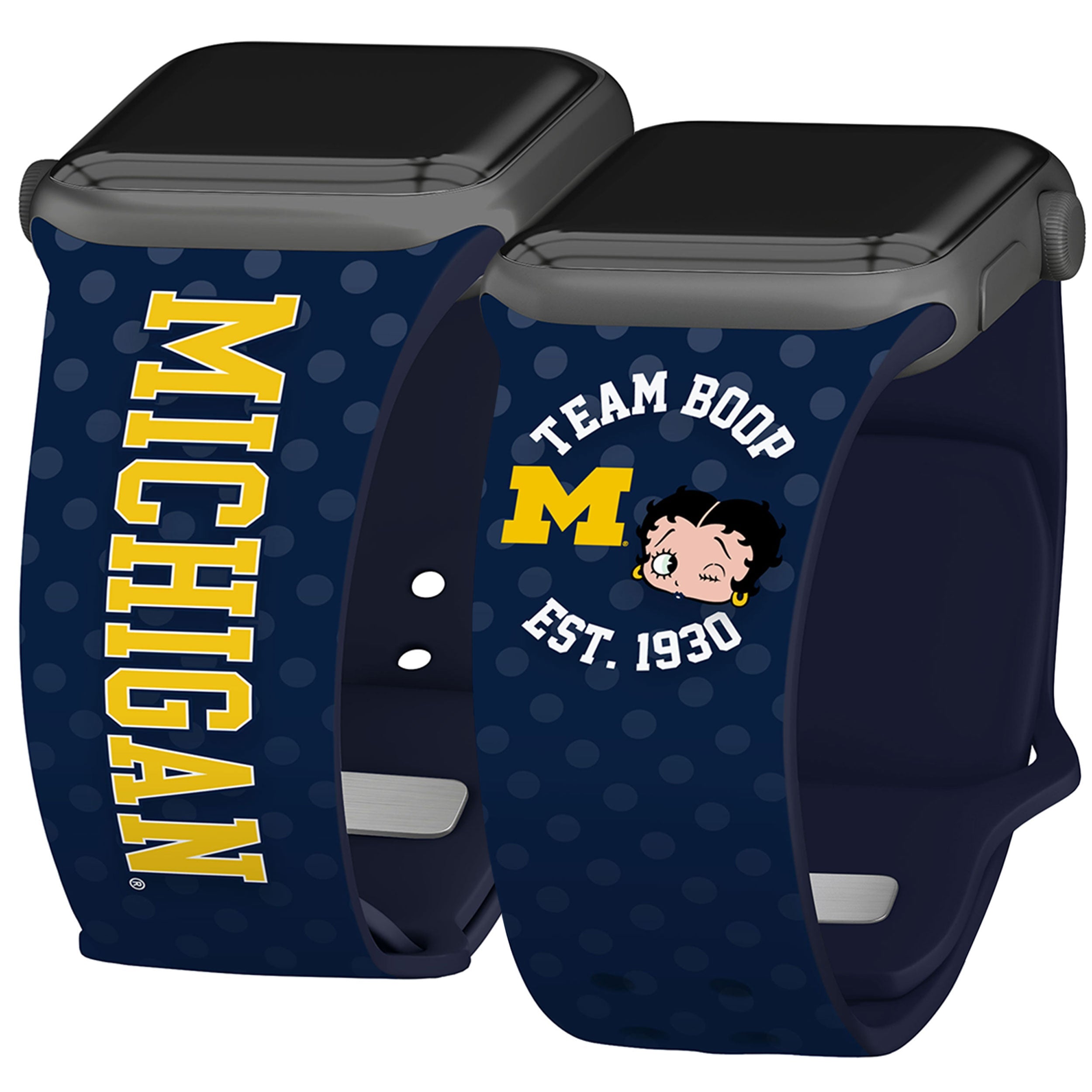 Michigan Wolverines X Betty Boop HD Apple Watch Band 1