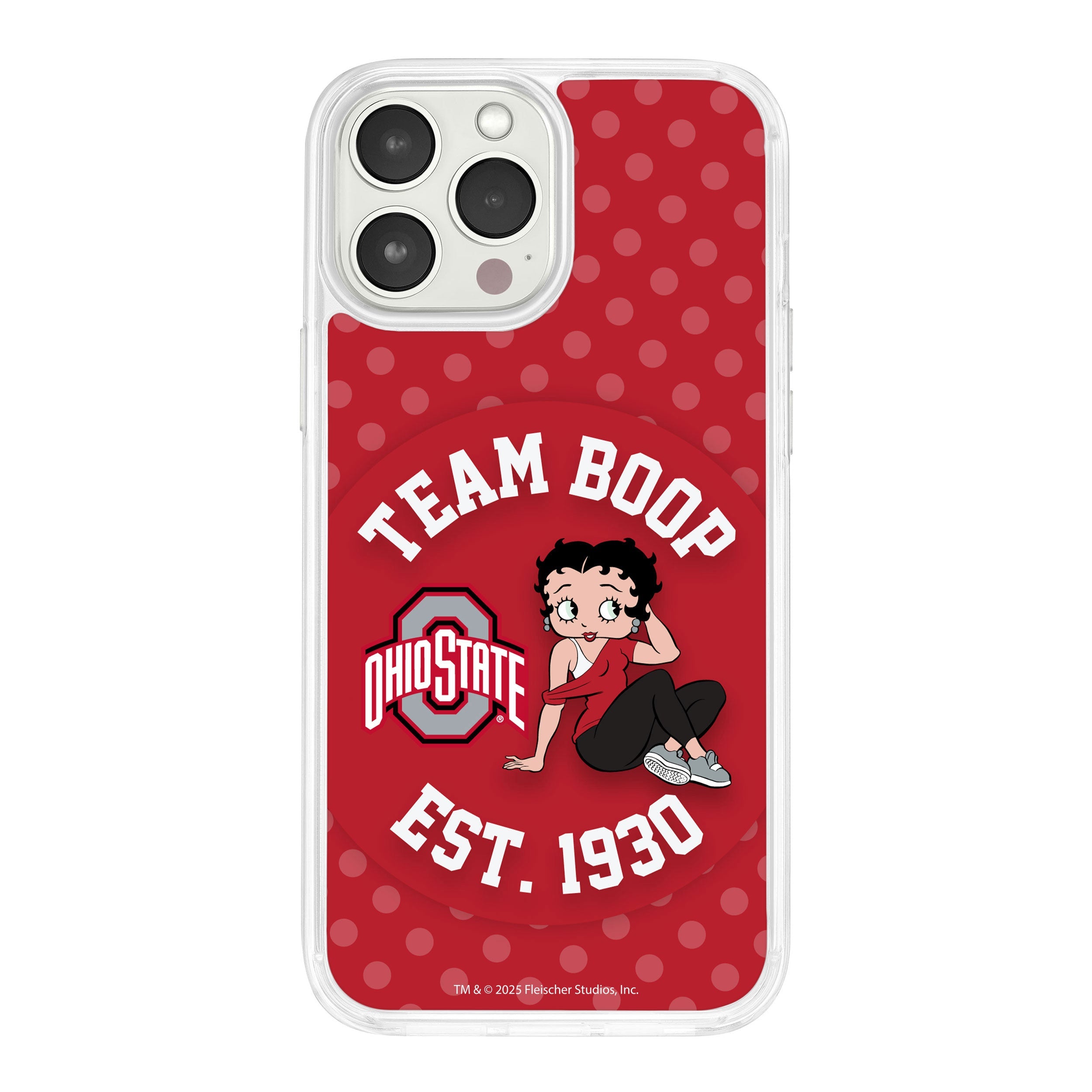 Ohio State Buckeyes X Betty Boop HD Apple iPhone 14 Mag-Safe Phone Case 1