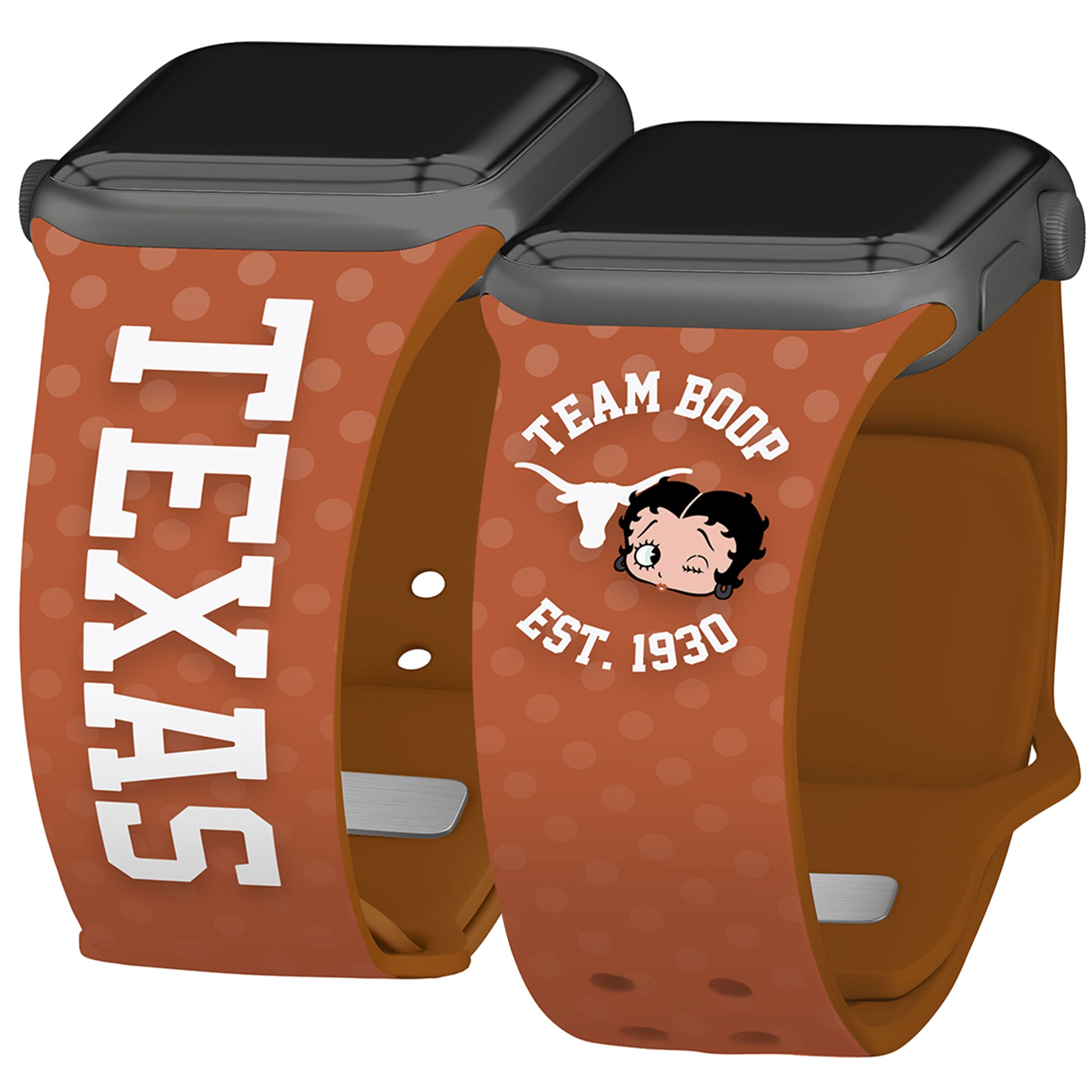 Texas Longhorns X Betty Boop HD Apple Watch Band 1