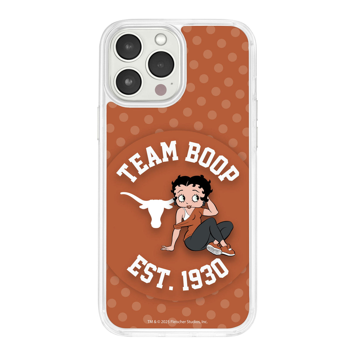 Texas Longhorns X Betty Boop HD Apple iPhone 14 Mag-Safe Phone Case | Affinity Bands