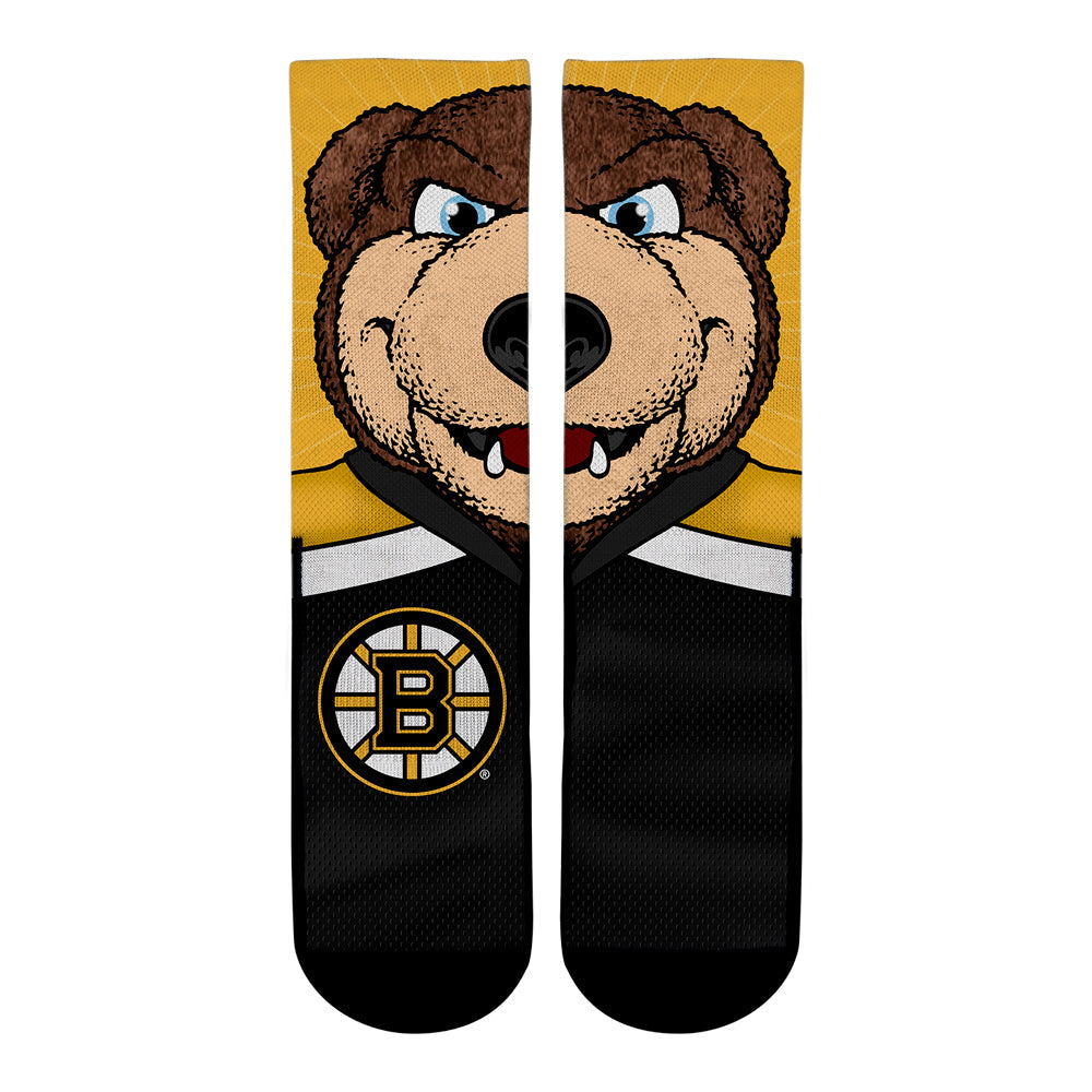 Boston Bruins - Split Face Mascot | Rock 'Em Socks