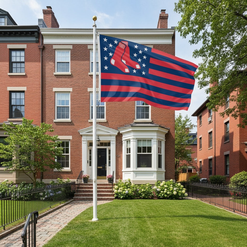 Boston Red Sox Flag Stars and Stripes American