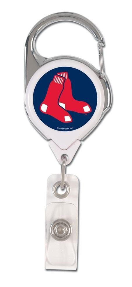 Boston Red Sox Reel Retractable 2 Sided Badge Holder 1