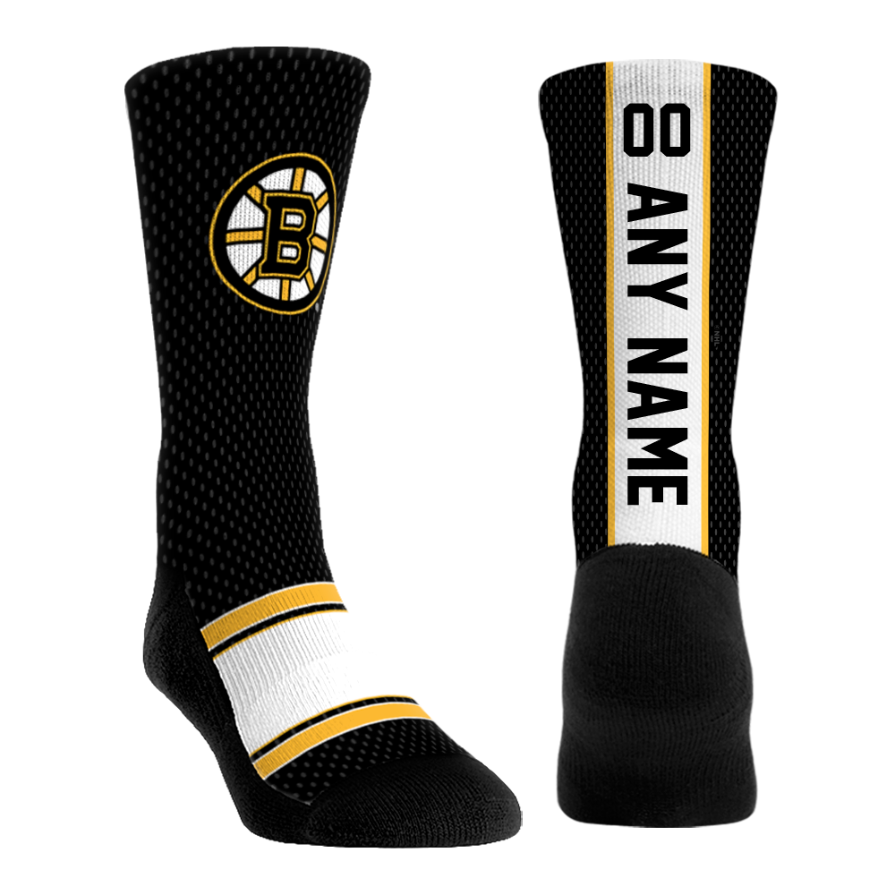 Boston Bruins - Custom Jersey | Rock 'Em Socks