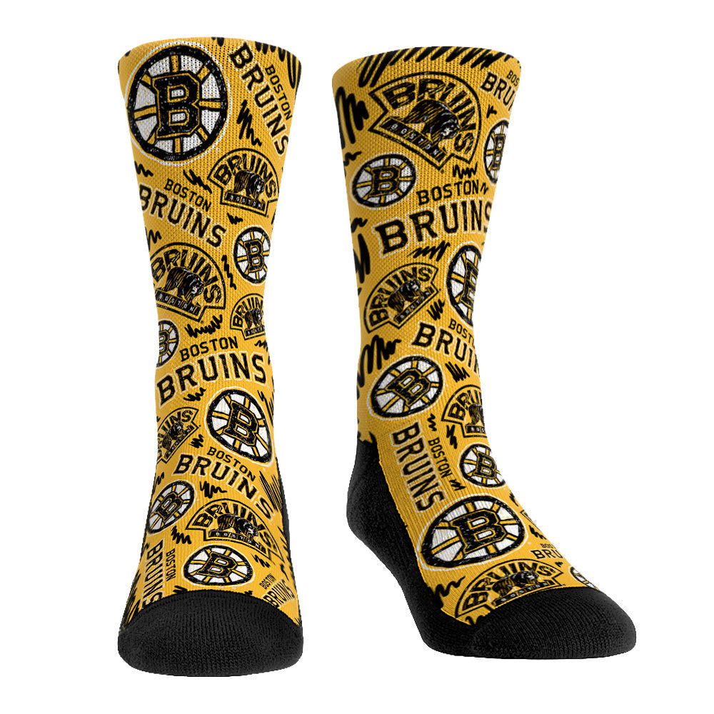 Boston Bruins - Logo Sketch | Rock 'Em Socks