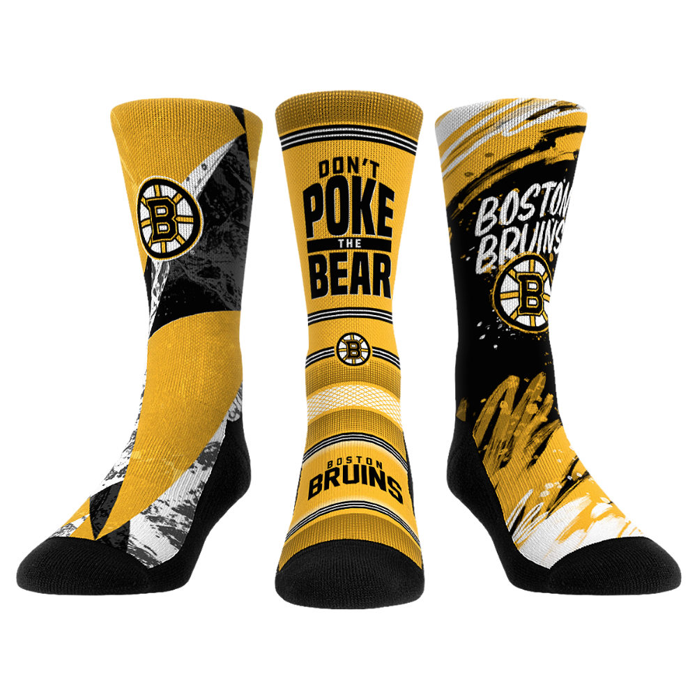 Boston Bruins - Power Play 3-Pack | Rock 'Em Socks