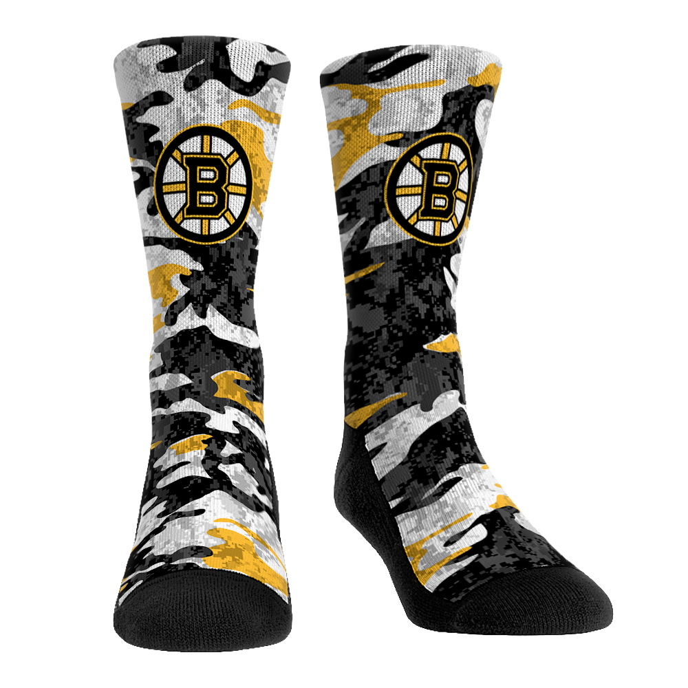 Boston Bruins - What The Camo | Rock 'Em Socks