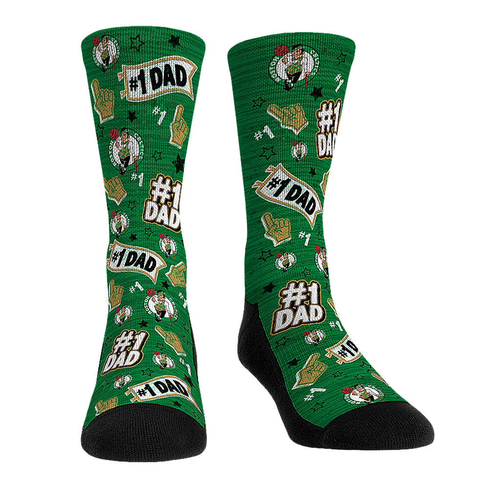 Boston Celtics - #1 Dad | Rock 'Em Socks 1