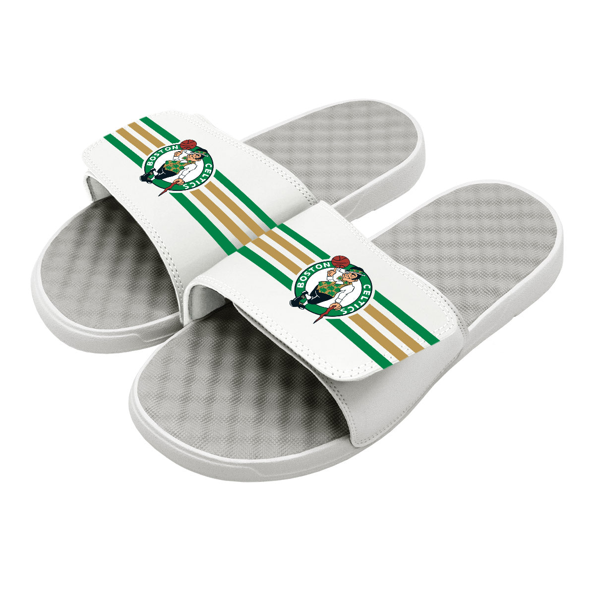 Boston Celtics Stripes Slides 1