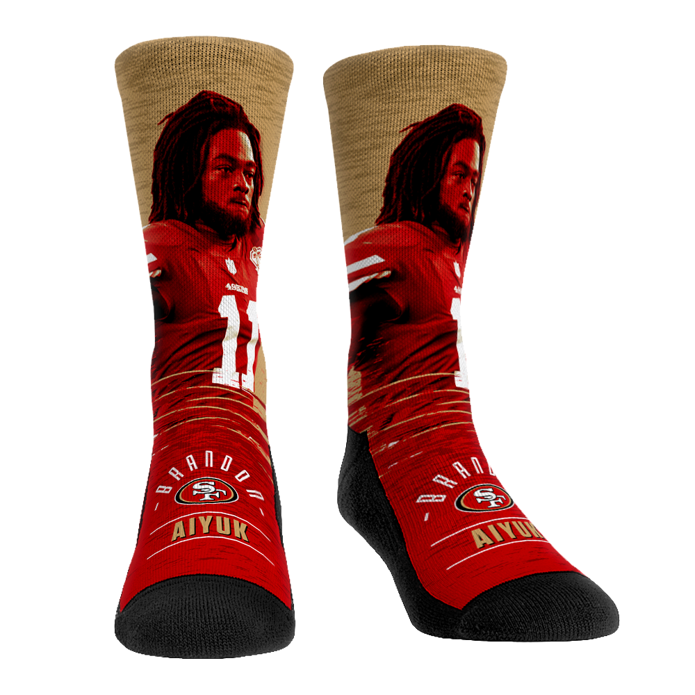 Brandon Aiyuk - San Francisco 49ers - Jumbotron | Rock 'Em Socks 1