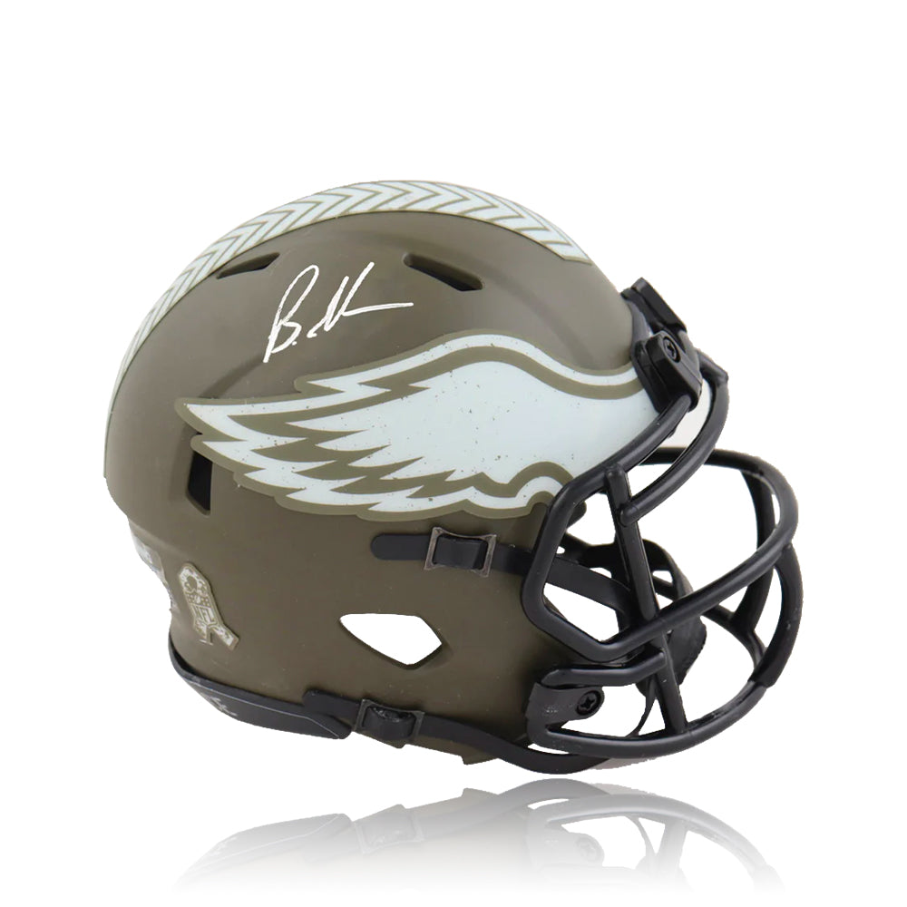 Brandon Graham Philadelphia Eagles Autographed Salute to Service Full-Size Helmet 1