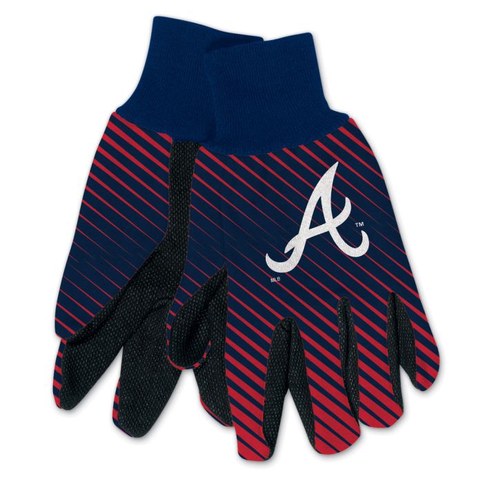 Atlanta Braves Adult Two-Tone Gloves 1