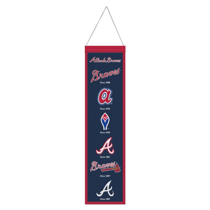 Atlanta Braves 8" x 32" Wool Banner 1