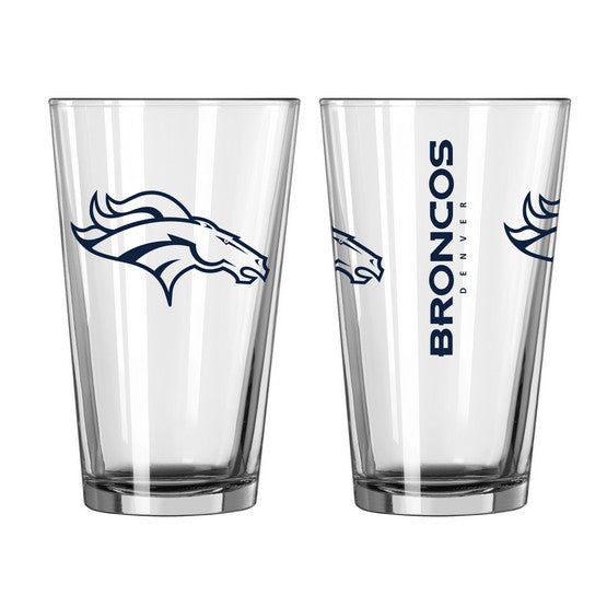 Denver Broncos Game Day Pint Glass 1