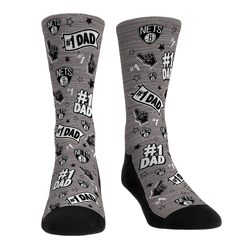 Brooklyn Nets - #1 Dad | Rock 'Em Socks 1