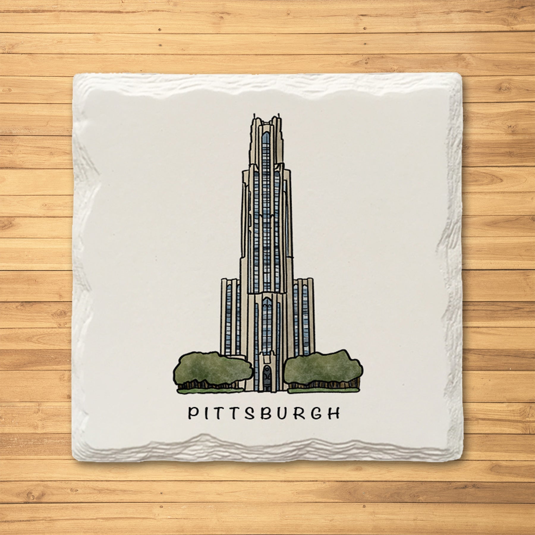 Pittsburgh City 412 Variety Pack - Ceramic Drink Coasters - 4 Pack 3
