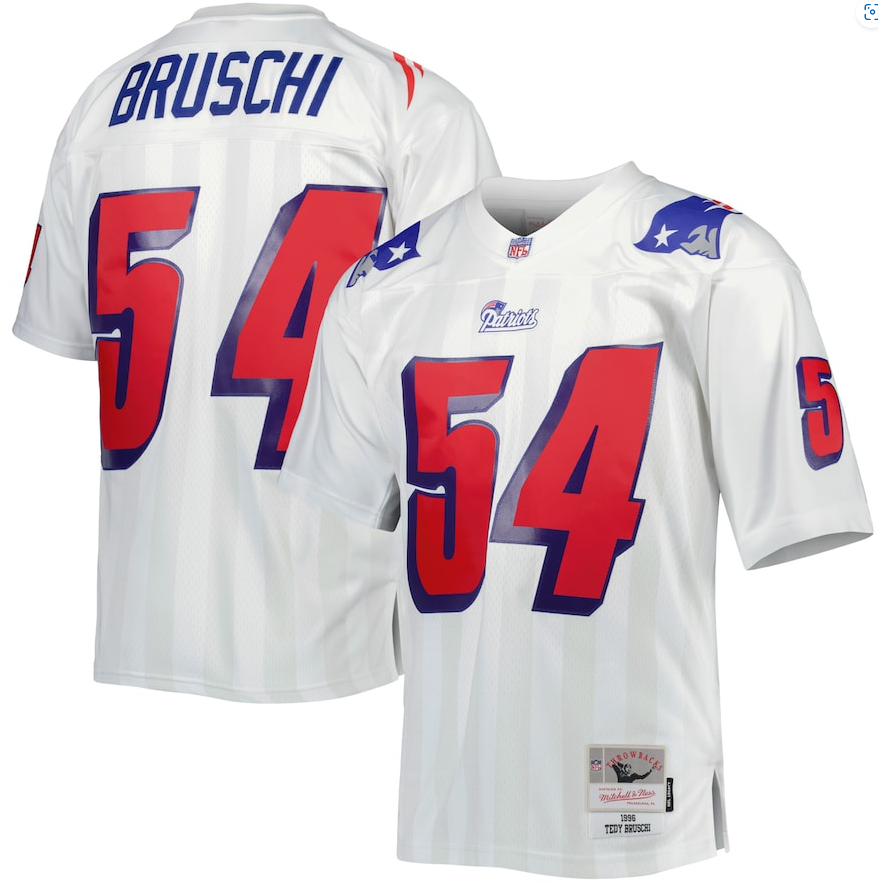 Tedy Bruschi New England Patriots Mitchell & Ness 1996 Legacy Jersey 1