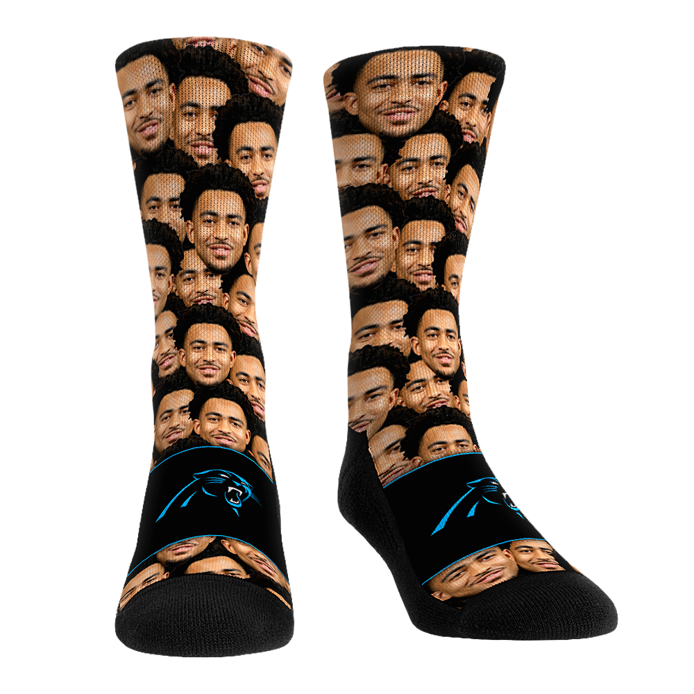 Bryce Young - Carolina Panthers  - Face Repeat | Rock 'Em Socks 1