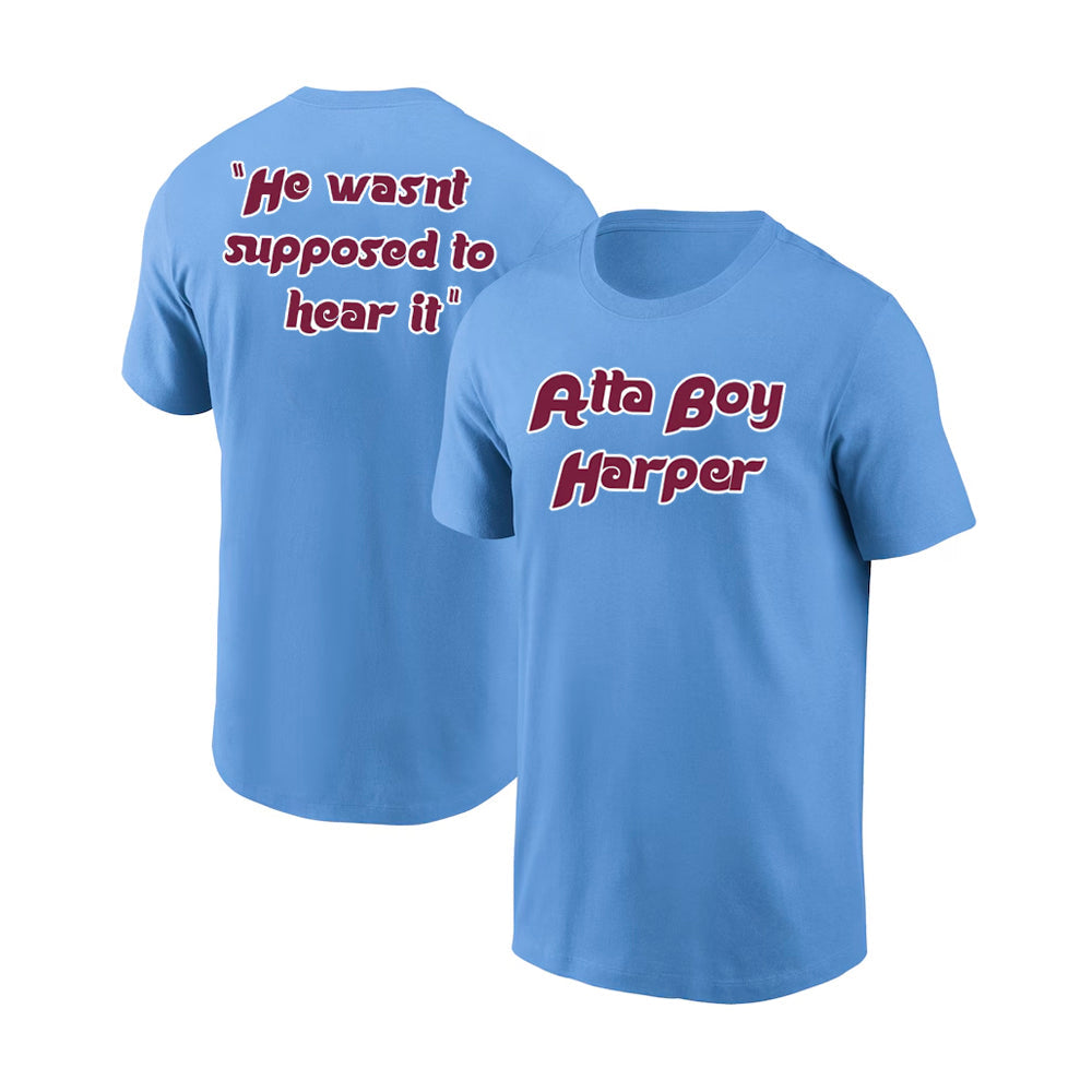 Bryce Harper 'Atta Boy' Phillies Playoff T-Shirt 1