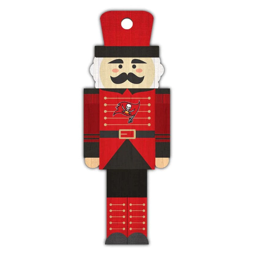 Tampa Bay Buccaneers Wood Nutcracker Ornament 1