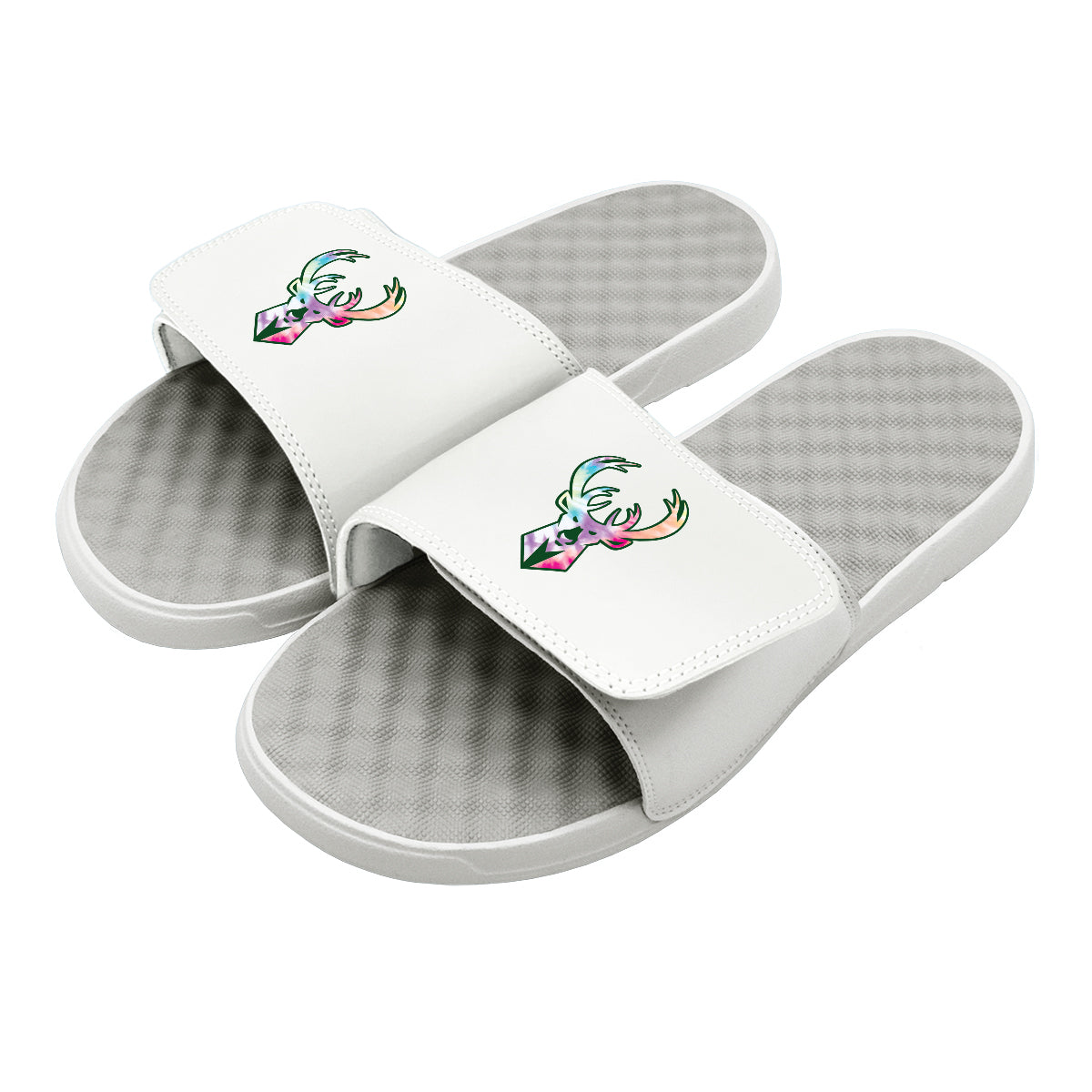 Milwaukee Bucks Tie Dye Clip Slides 1