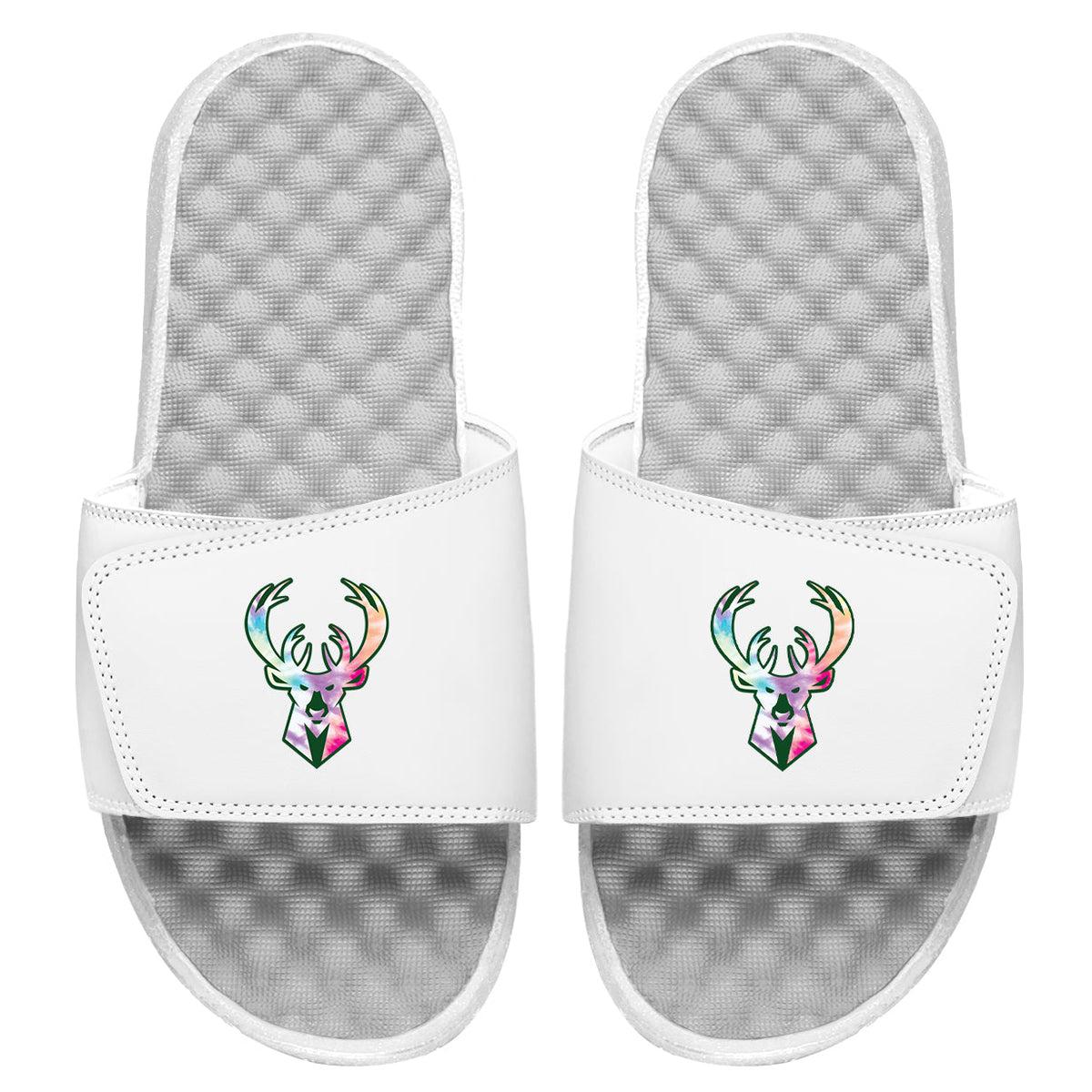 Milwaukee Bucks Tie Dye Clip Slides 2
