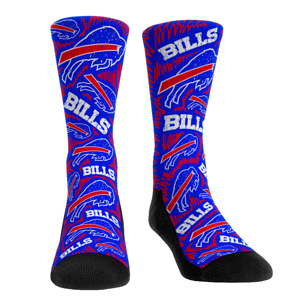 Buffalo Bills - Logo Sketch | Rock 'Em Socks