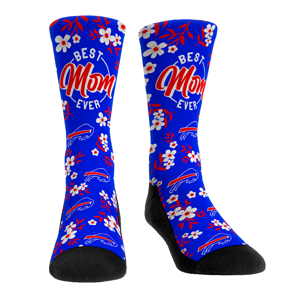 Buffalo Bills - Best Mom Floral | Rock 'Em Socks