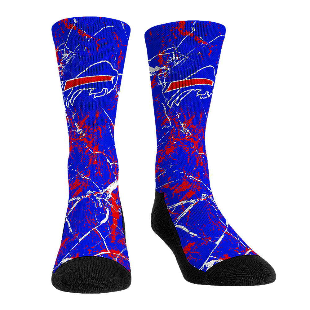 Buffalo Bills - Cracked Marble | Rock 'Em Socks