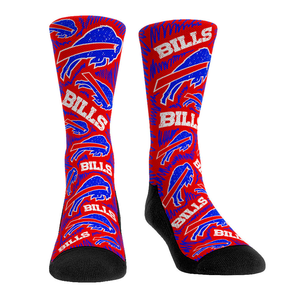 Buffalo Bills - Logo Sketch | Rock 'Em Socks