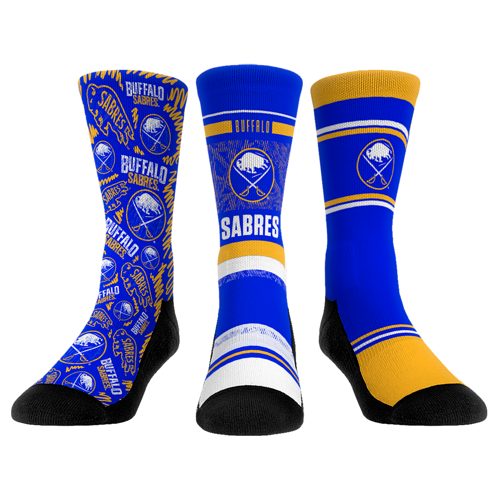Buffalo Sabres - 3-Pack | Rock 'Em Socks