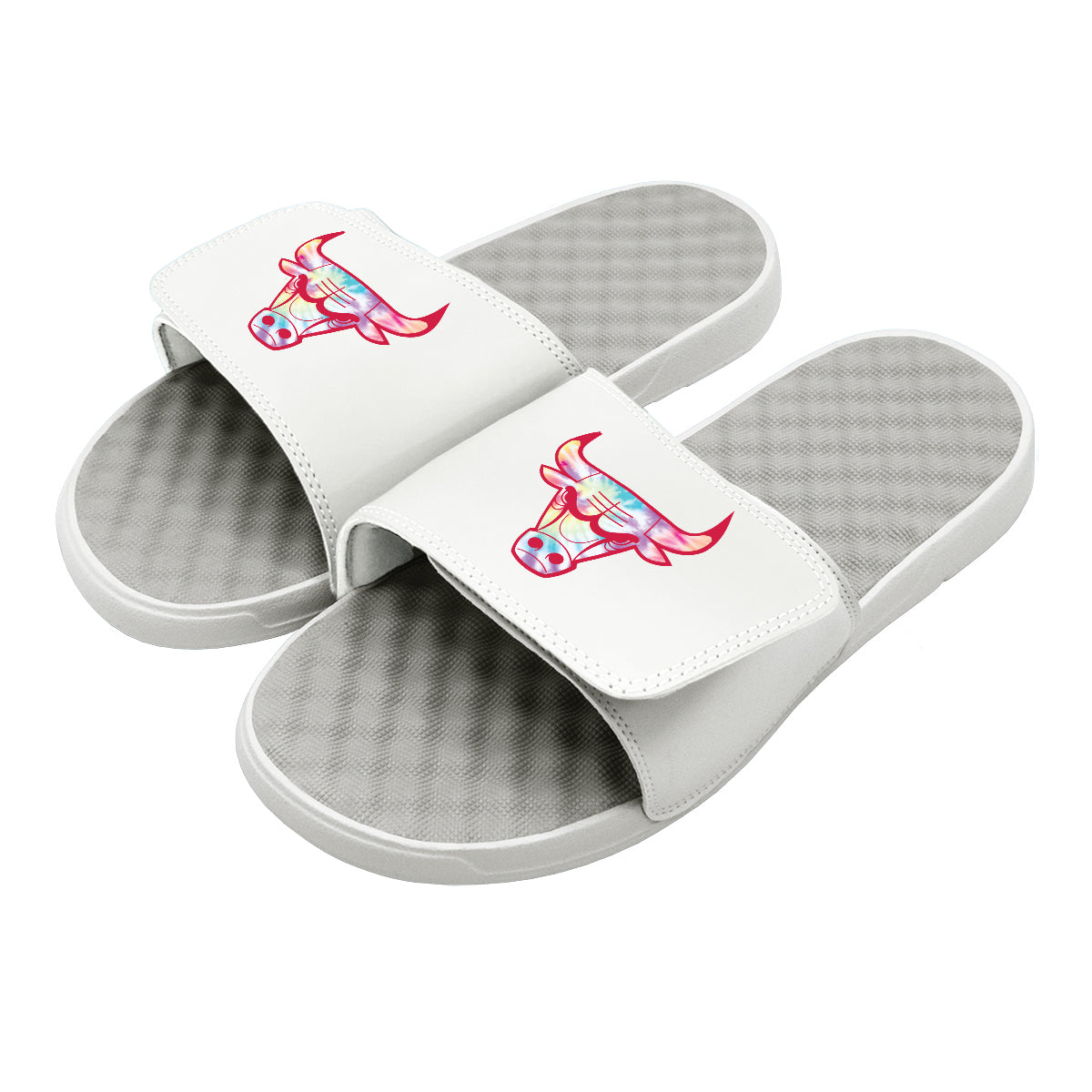 Chicago Bulls Tie Dye Clip Slides 1