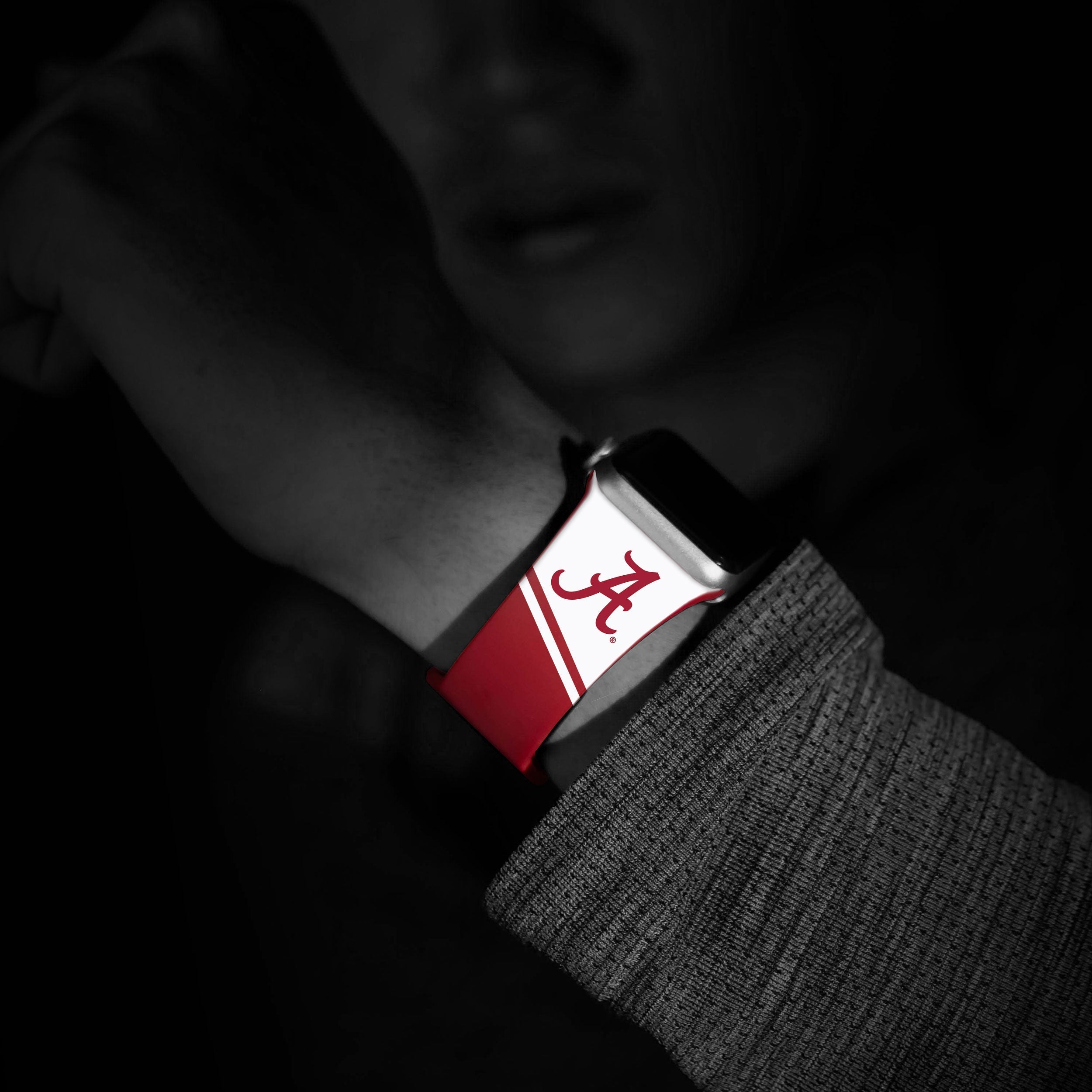 Alabama Crimson Tide HD Apple Watch Band 24