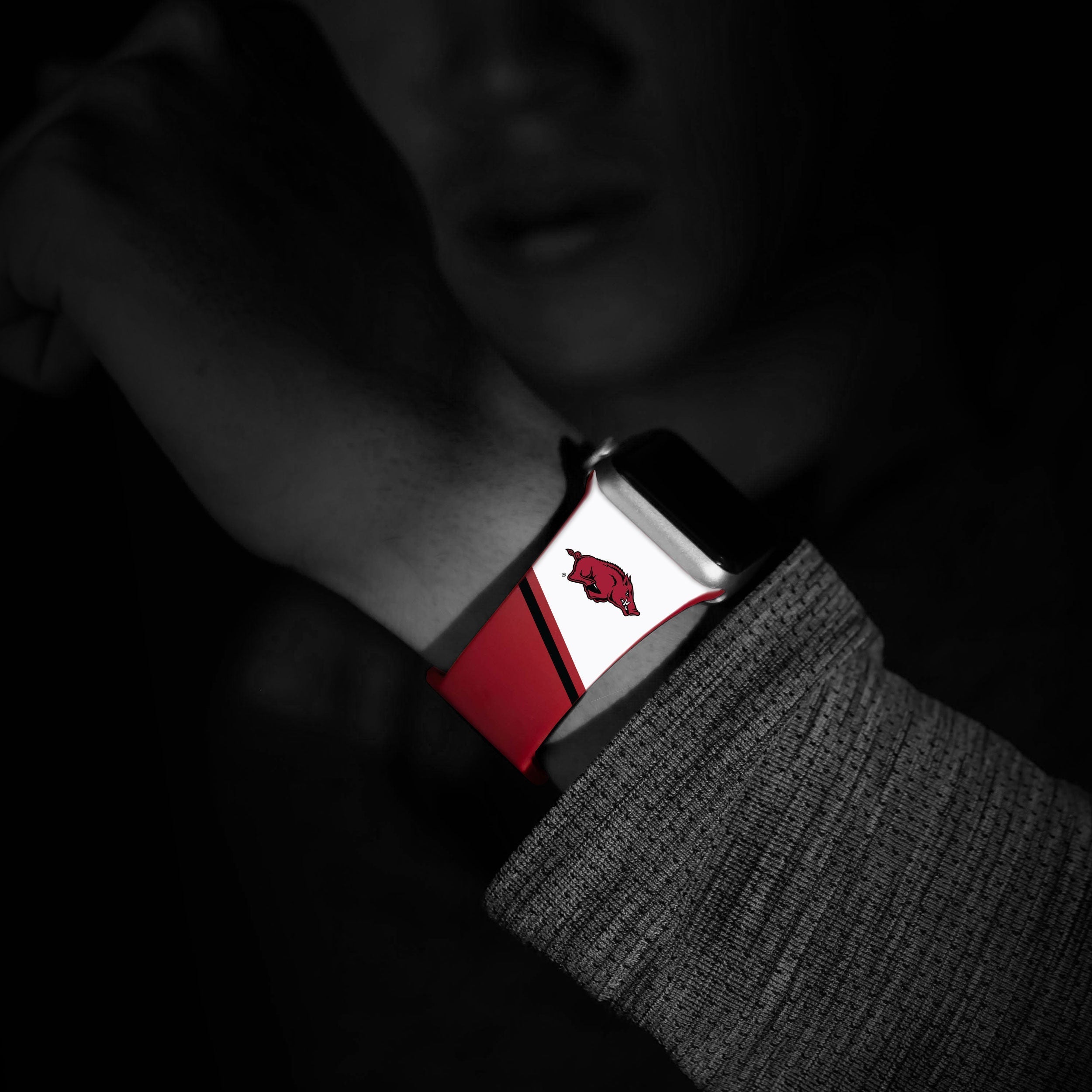 Arkansas Razorbacks HD Apple Watch Band 25