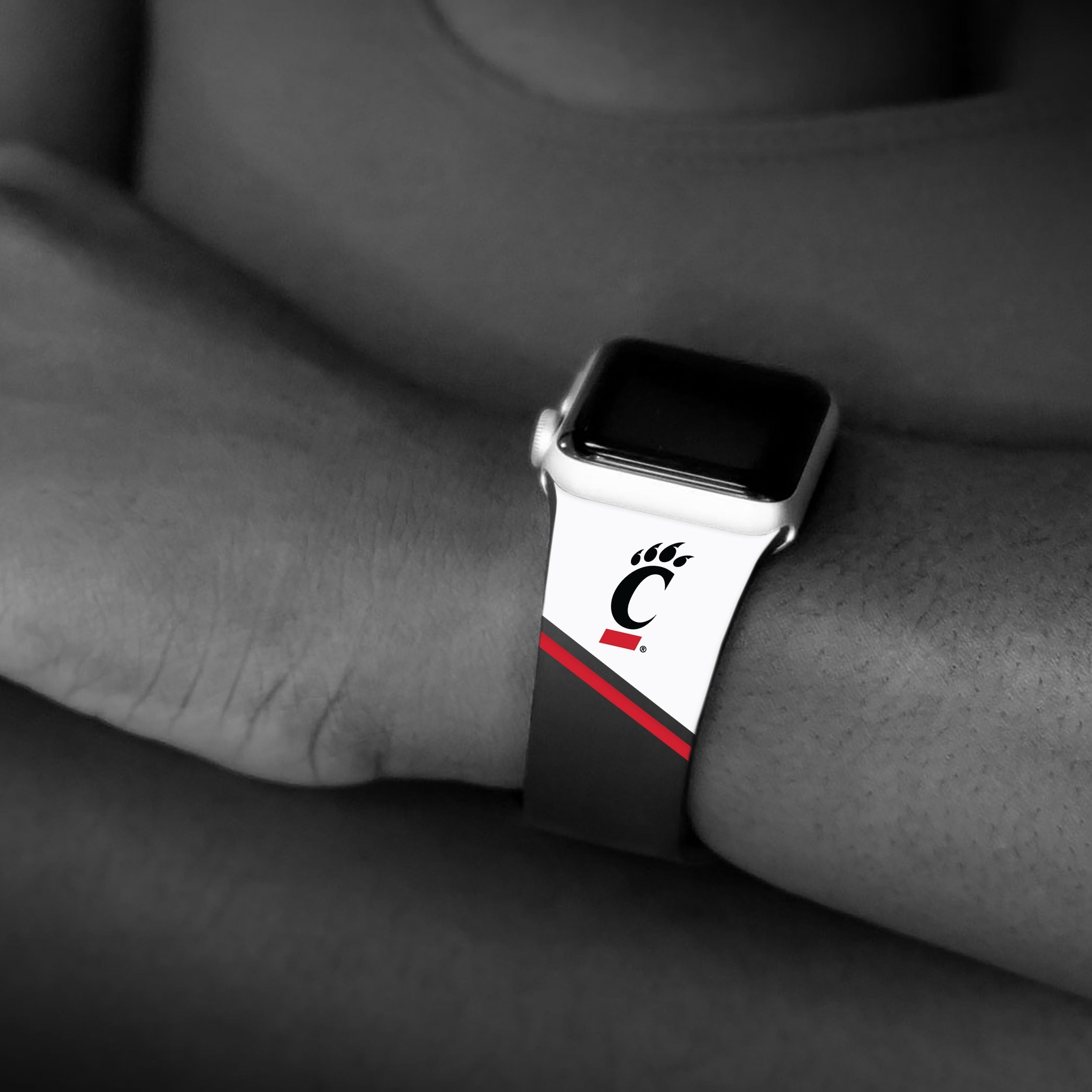 Cincinnati Bearcats HD Apple Watch Band 25