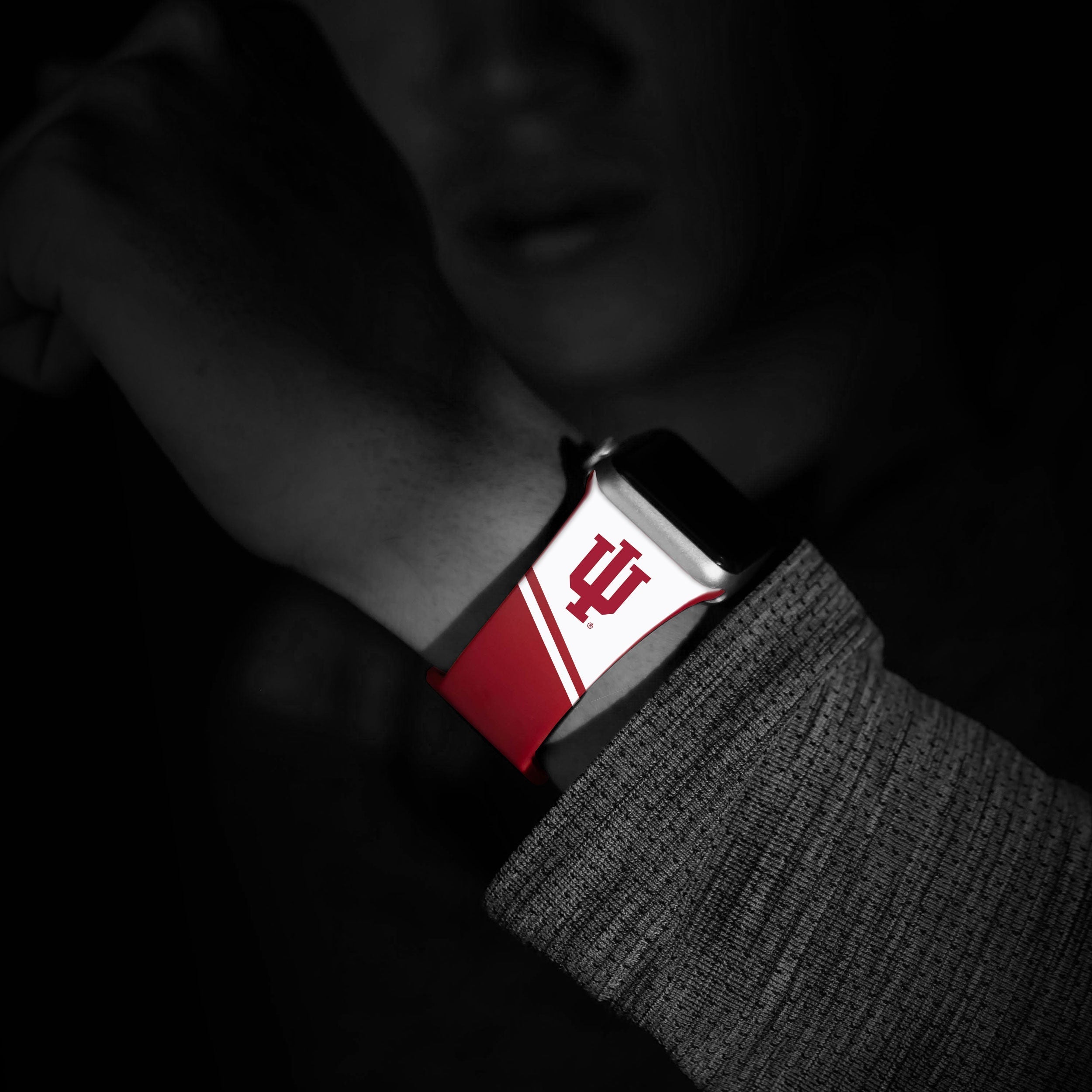 Indiana Hoosiers HD Apple Watch Band 11