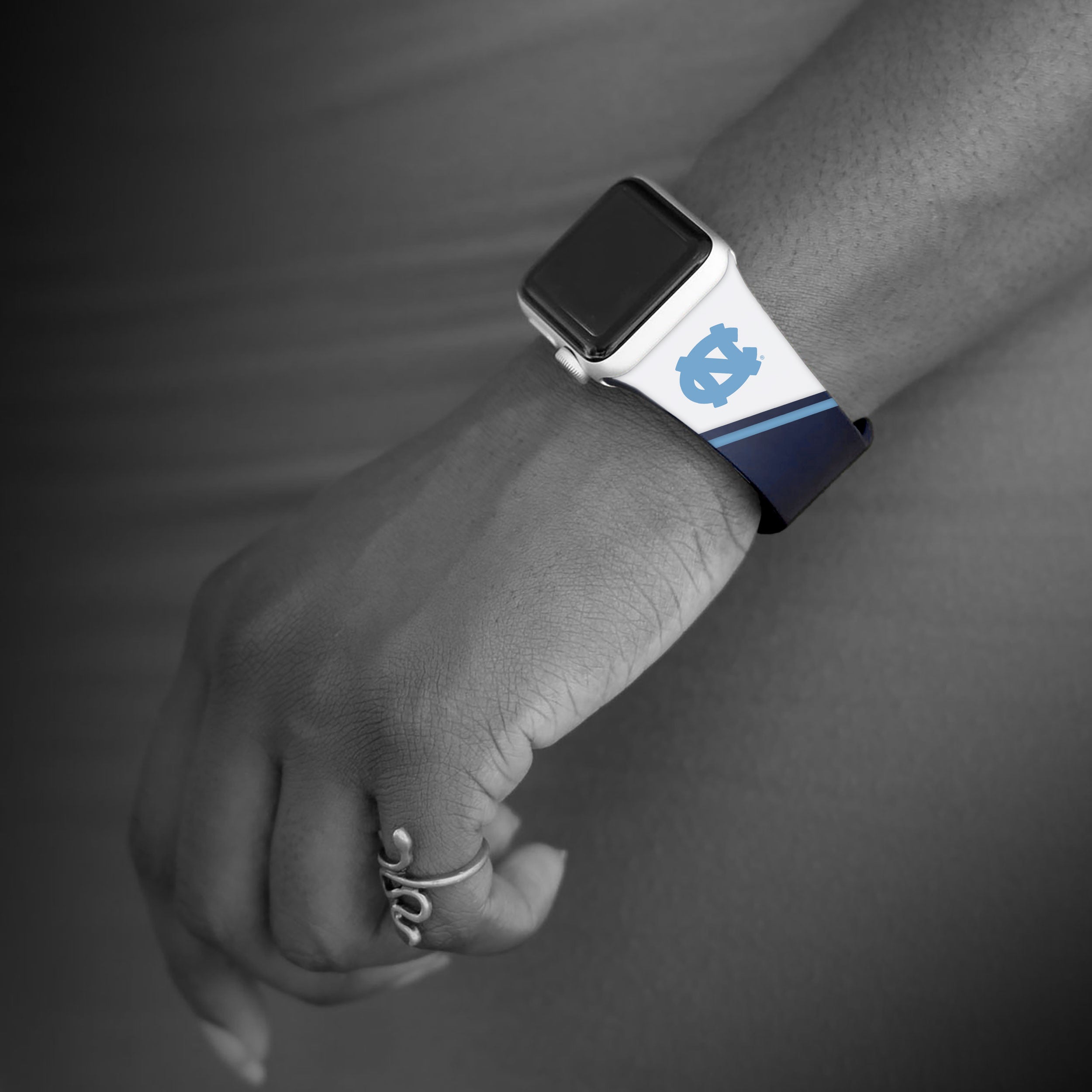 North Carolina Tar Heels HD Apple Watch Band 15