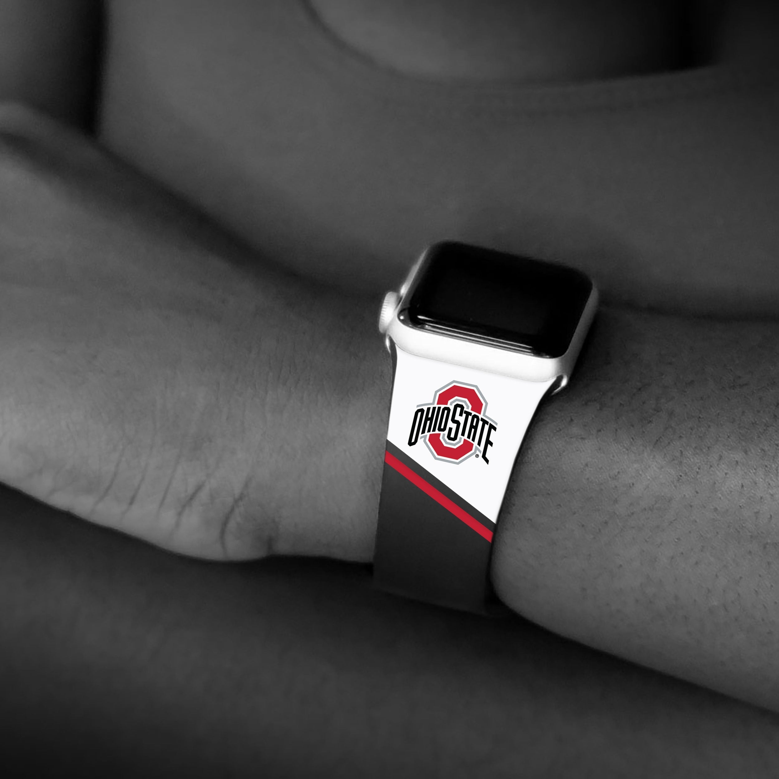 Ohio State Buckeyes HD Apple Watch Band 18
