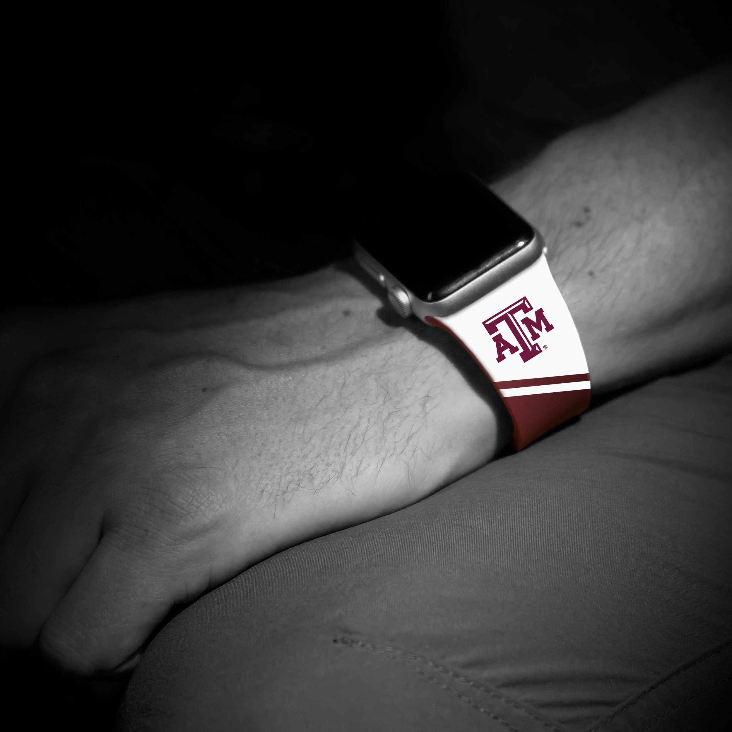Texas A&M Aggies HD Apple Watch Band 19