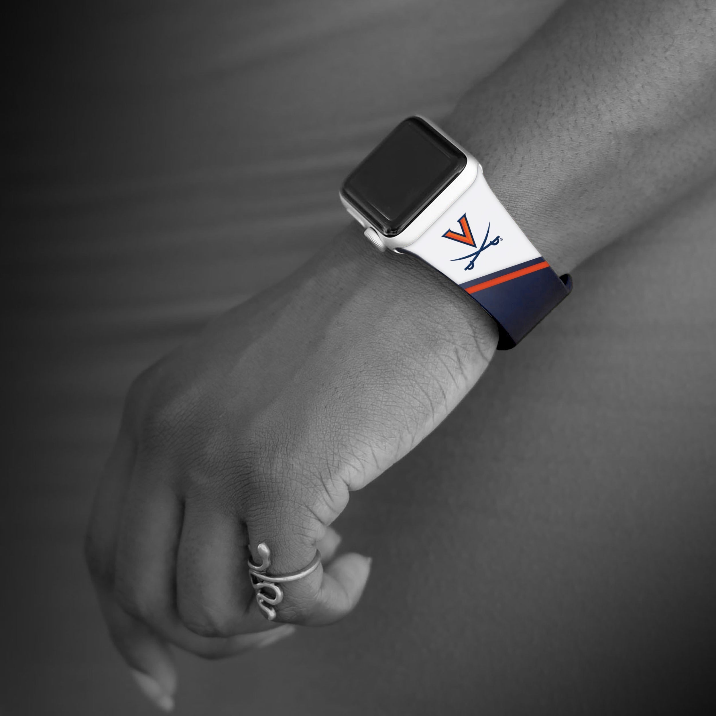 Virginia Cavaliers HD Apple Watch Band 19