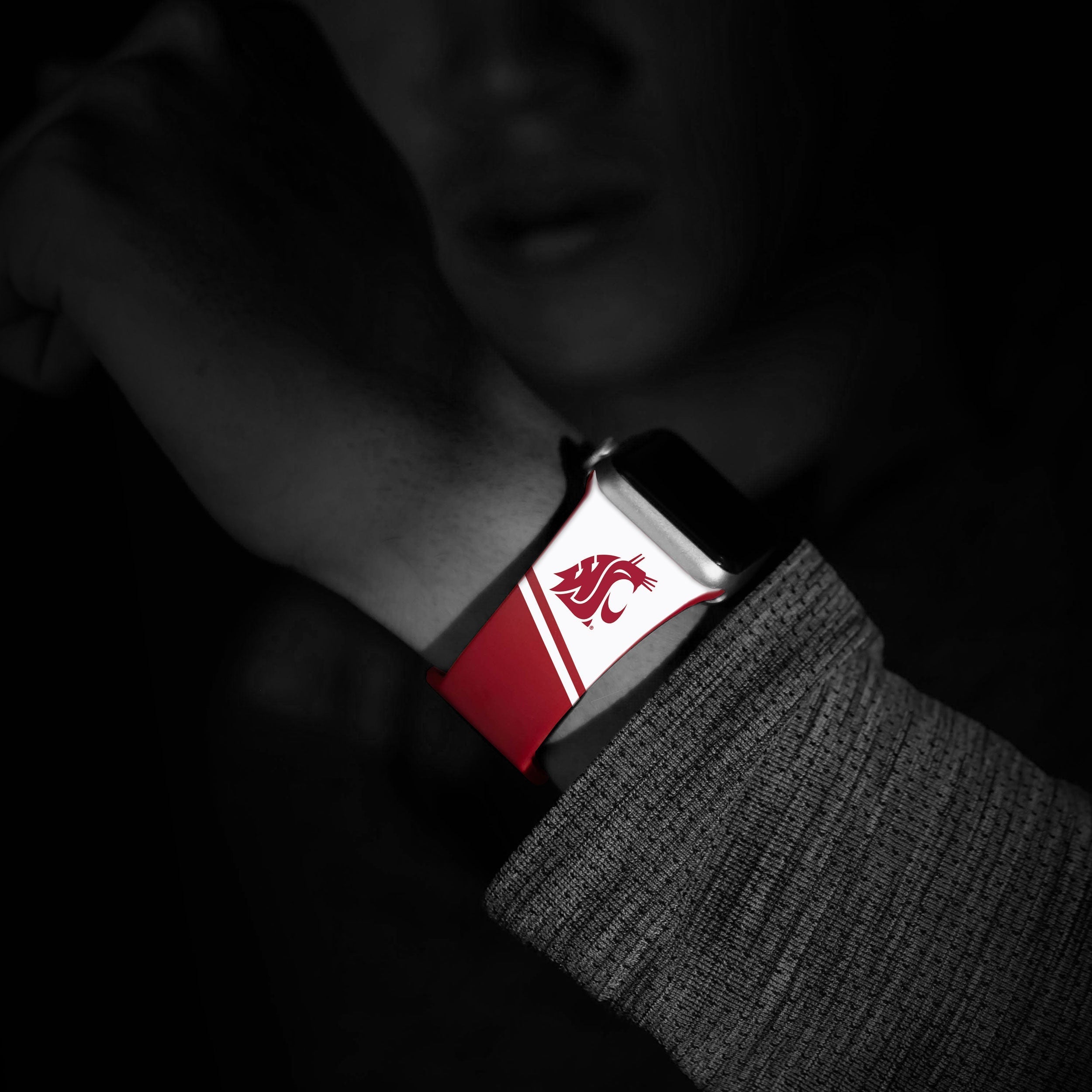 Washington State Cougars HD Apple Watch Band 19