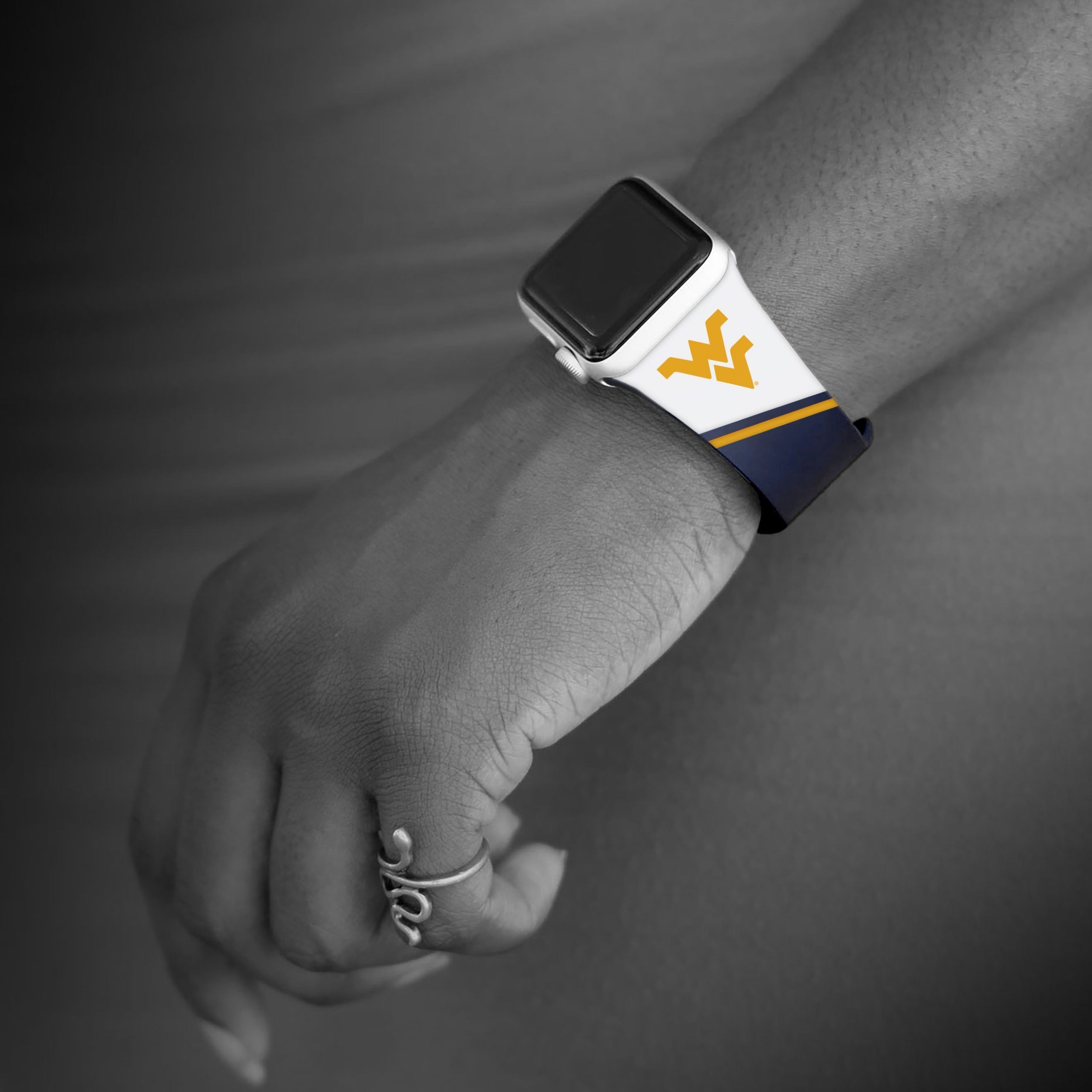 West Virginia Mountaineers HD Apple Watch Band 15