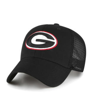 Georgia Bulldogs - Black Flagship Wash MVP Hat, 47 Brand 1