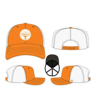 Tennessee Volunteers - Vibrant Orange Trucker Midland Hat, 47 Brand 2