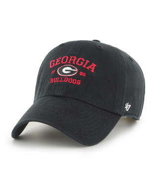 Georgia Bulldogs - Original Clean Up Black Hat, 47 Brand 1