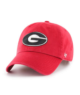 Georgia Bulldogs - Red Clean Up Hat, 47 Brand 3