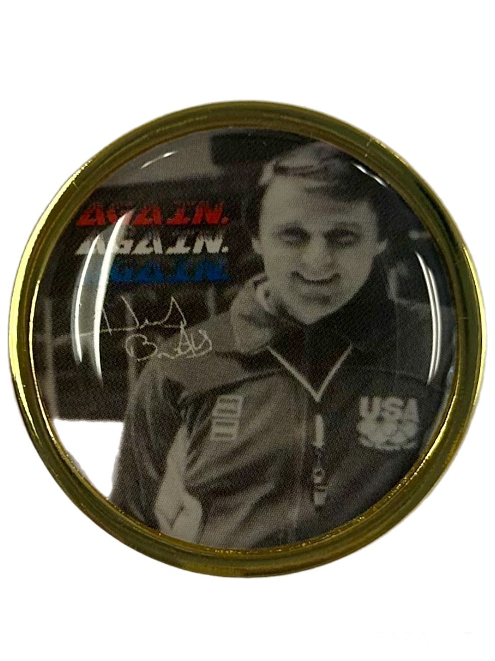 Herb Brooks Again Again Again Miracle on Ice 1980 Official Collectors Pin | Lowspport Gear
