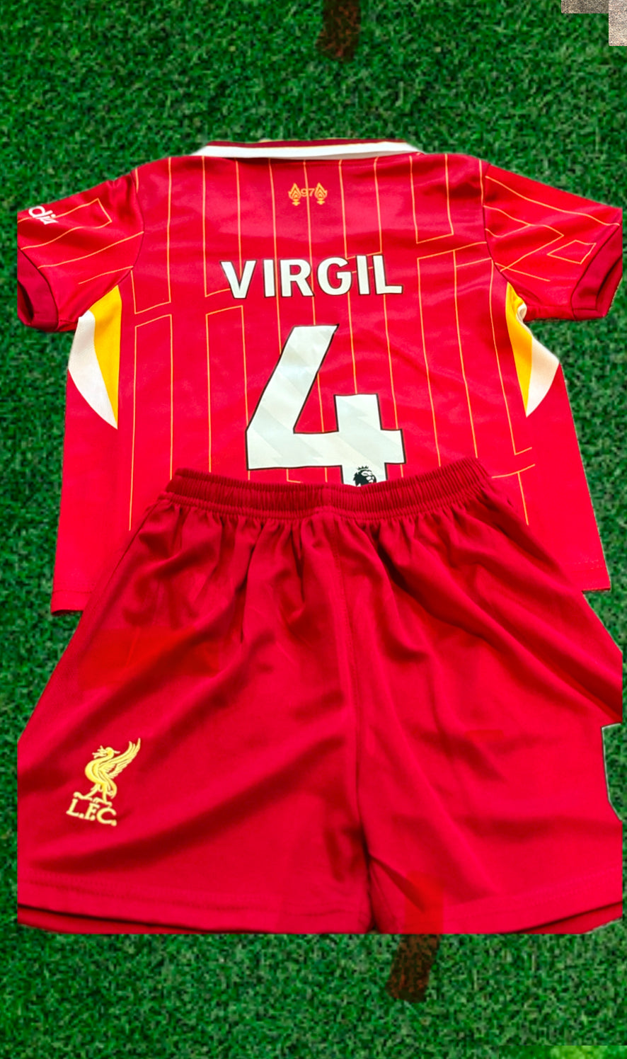 Virgil van Dijk Liverpool Kids Jersey Set Soccer Football Toddler Youth Tshirt 6